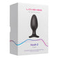 Box for Lovense Hush 2 Bluetooth Remote-Controlled Butt Plug with product illustration on a white background