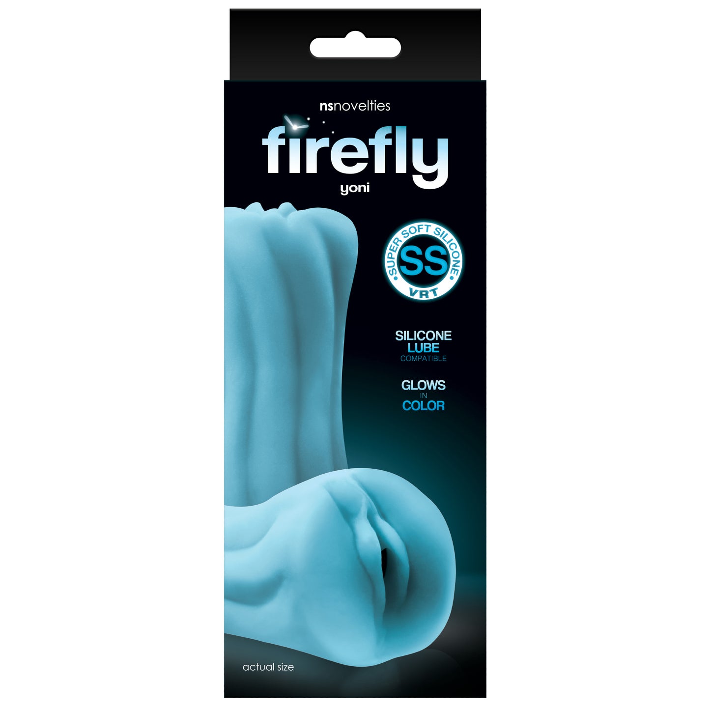Firefly Yoni Glowing Stroker - Blue
