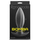 Front of black packaging for Renegade Bomba Premium Silicone Plug with grey product image and nsnovelties branding on a white background