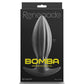 Front of black packaging for Renegade Bomba Premium Silicone Plug with product image and nsnovelties branding on a white background