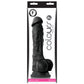 Colours Pleasures 7 Inch Silicone Dildo - Black