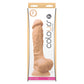 Colours Pleasures 7 Inch Silicone Dildo - Light