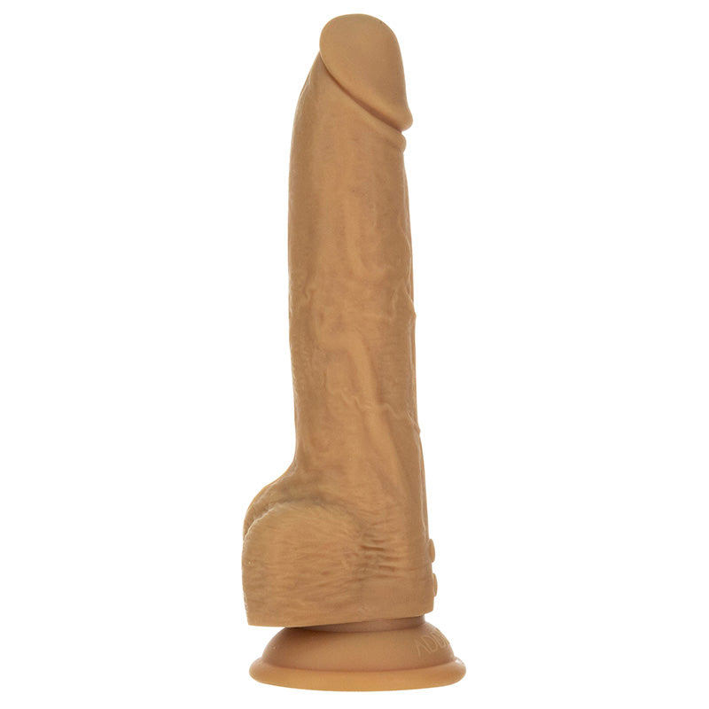 Naked Addiction 9 Inch Thrusting Dildo - Caramel