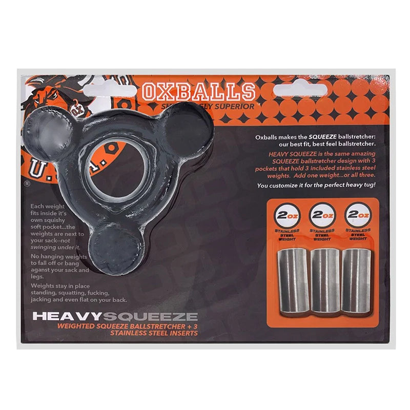 Heavy Squeeze Weighted Ballstretcher - Black
