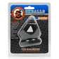 Oxballs Tri-Squeeze Cocksling and Ballstretcher Black Ice OXS-3024