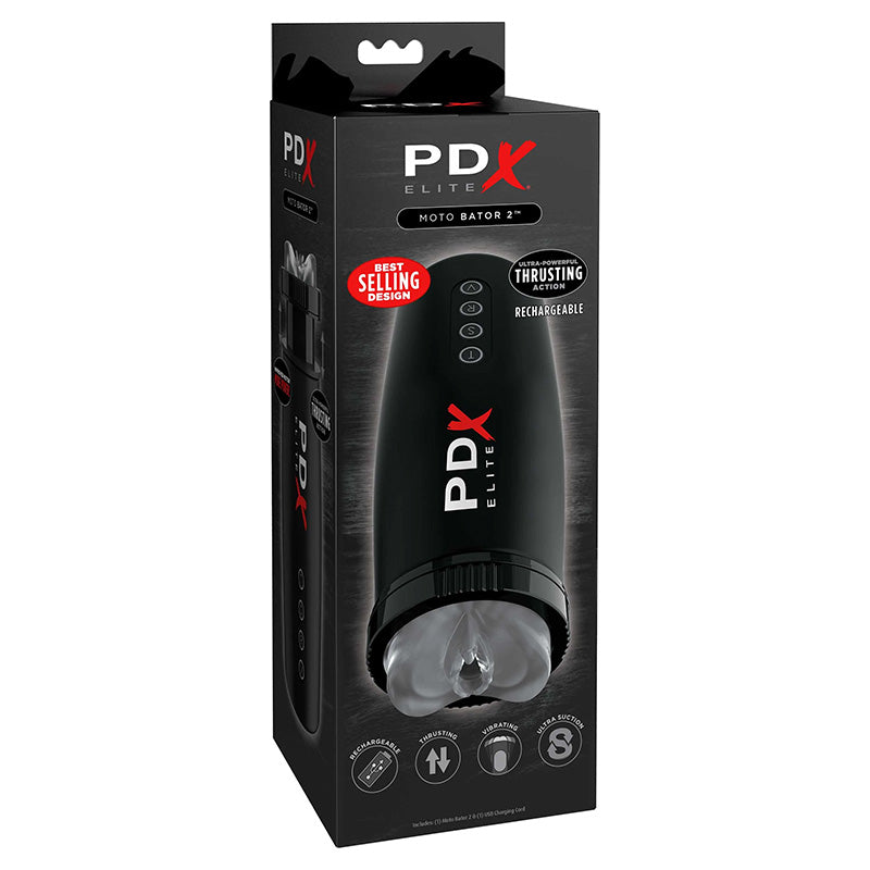 PDX Elite Moto-Bator 2 Thrusting Suction Stroker
