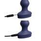 Image depicting a pin charging cable being inserted into the base of a 3Some Wall Banger P-Spot vibrating prostate massager 