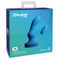 Blue packaging for a 3Some Wall Banger P-Spot Vibrating Anal P-Spot Massager on a white background