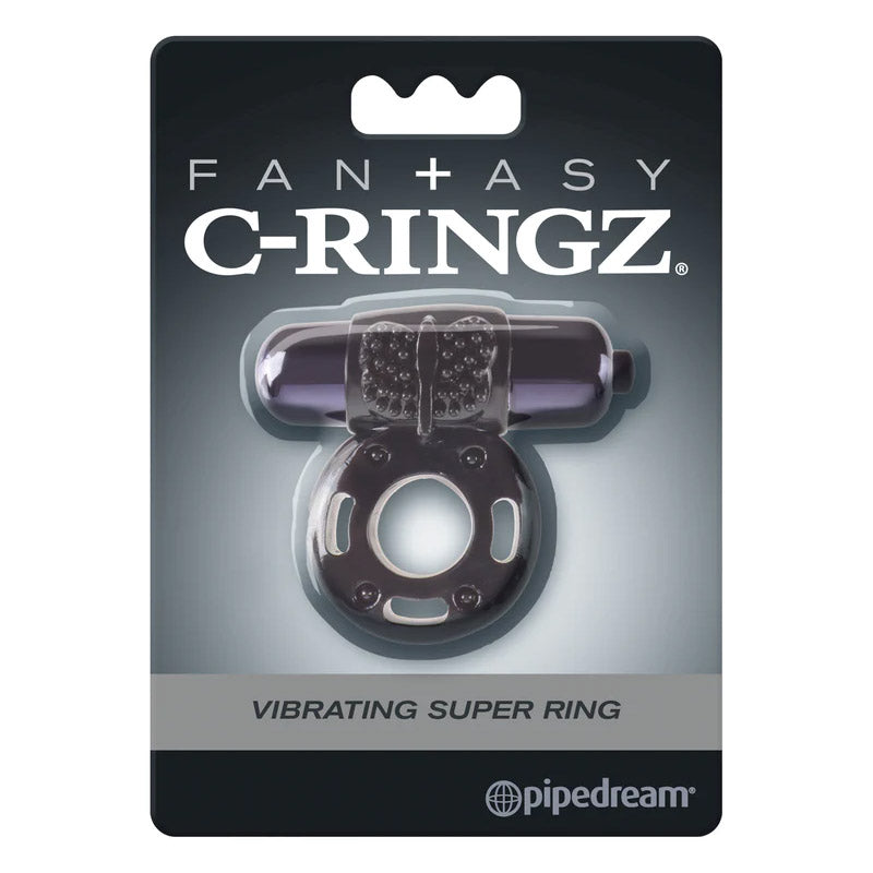 Fantasy C-Ringz Vibrating Super Ring - Black