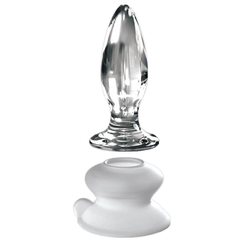 Icicles No. 91 Glass Butt Plug with Suction Cup