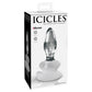 Icicles No. 91 Glass Butt Plug with Suction Cup