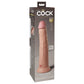King Cock Elite 10 Inch Silicone Dual Density Cock - Light