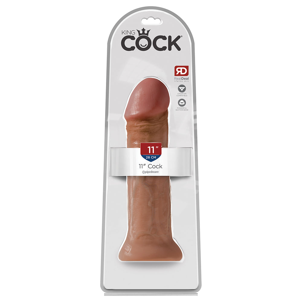 King Cock 11 Inch Cock - Tan