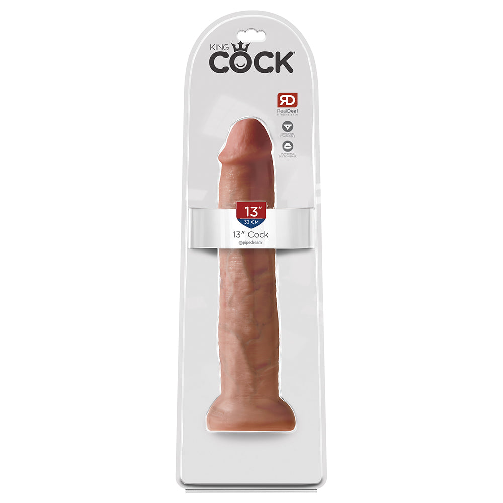 King Cock 13 Inch Cock - Tan