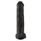 King Cock 15 Inch Cock with Balls - Black