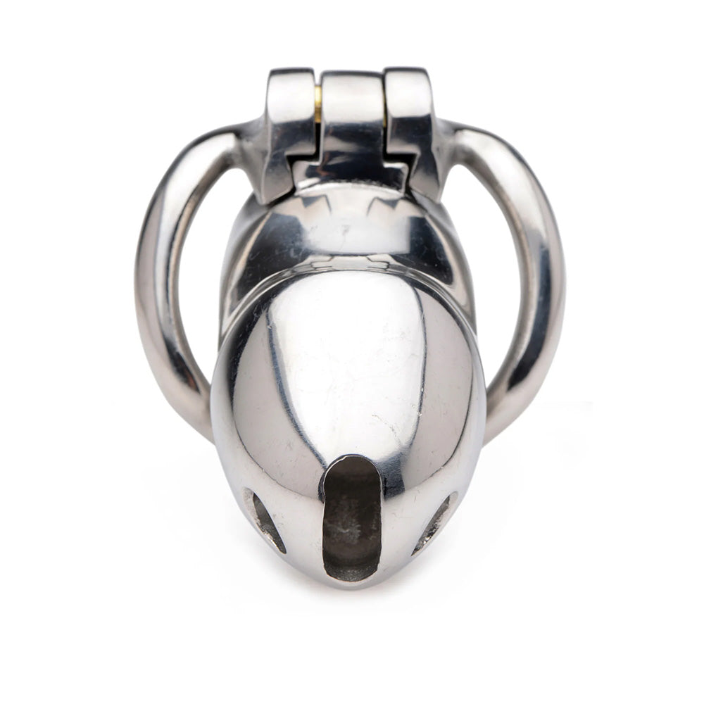 Rikers 24-7 Stainless Steel Locking Chastity Cage