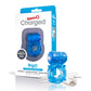 Charged BigO Vibrating Cock Ring - Blue