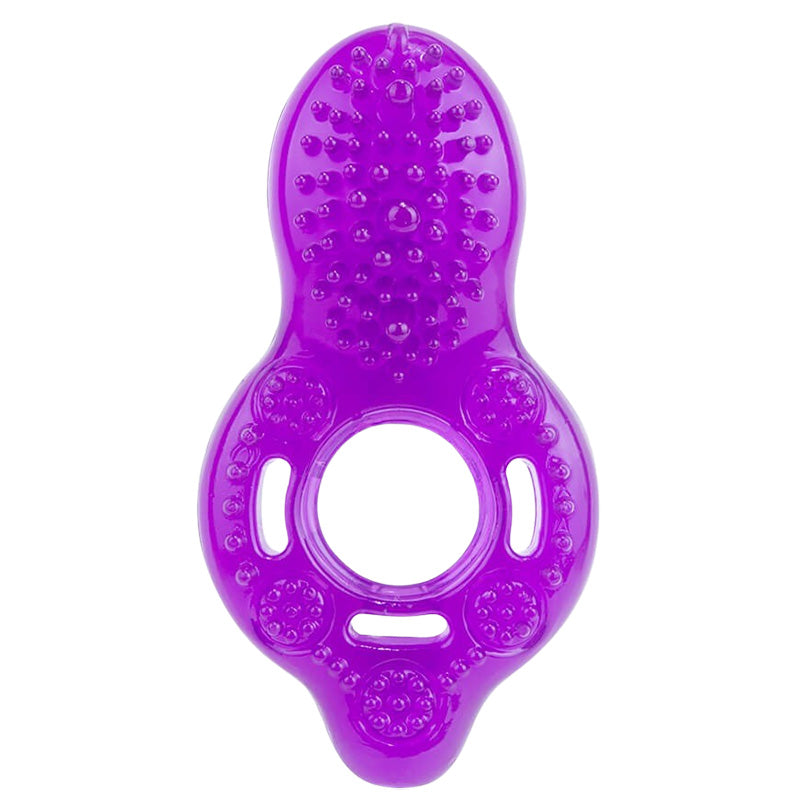 O-Joy Textured Cock Ring - Purple