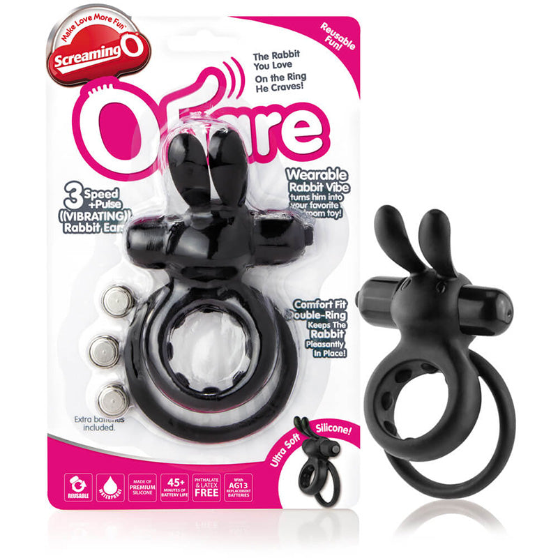 Ohare Wearable Rabbit Vibe - Black