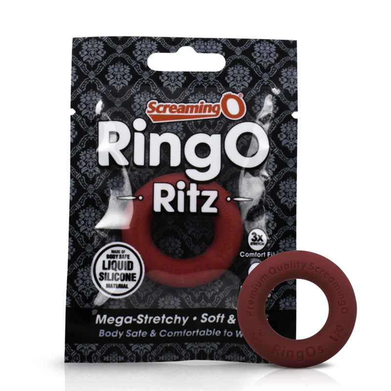 Ring O Ritz Silicone Cock Ring - Red