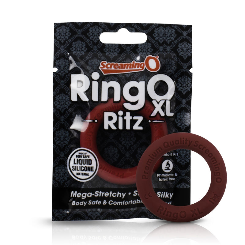 Ring O Ritz XL Silicone Cock Ring - Red