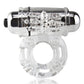 O Wow Vibrating Cock Ring - Clear