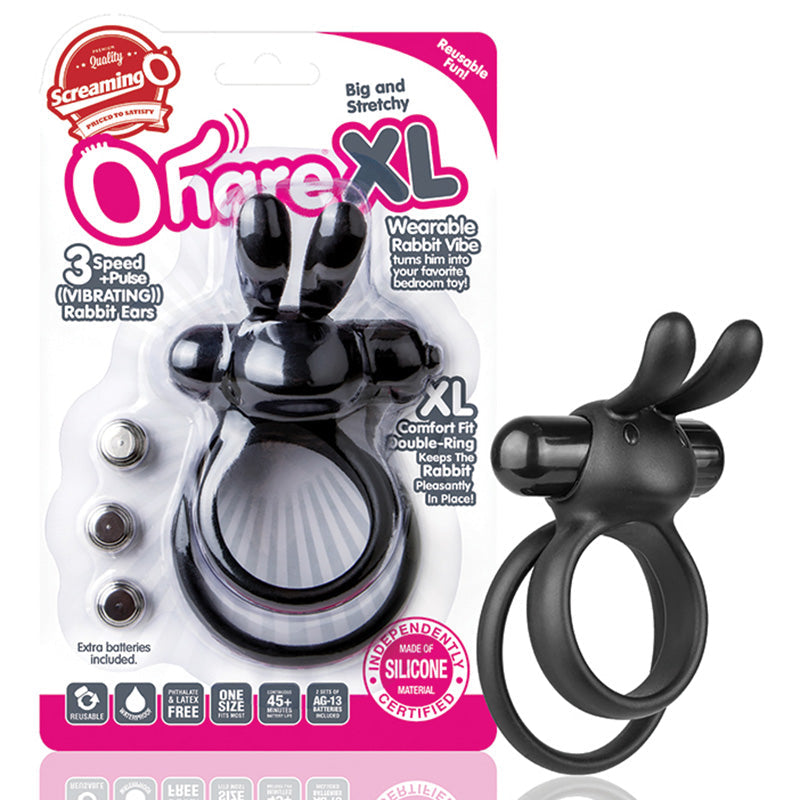 Ohare XL Wearable Rabbit Vibe - Black