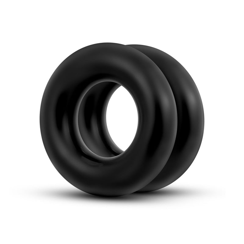 Stay Hard Donut Rings Oversized - Black