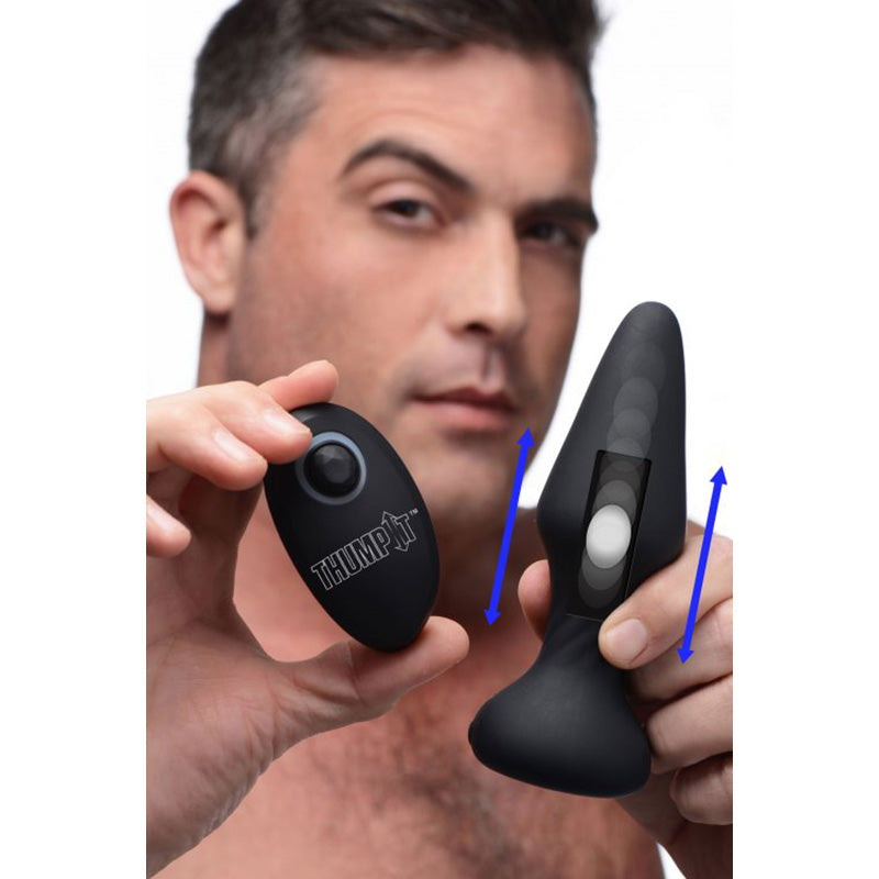 Thump It 7X Slim Thumping Silicone Anal Plug