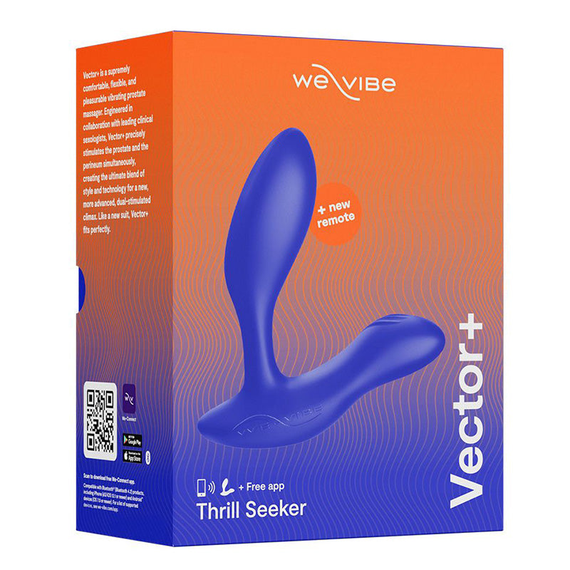 We-Vibe Vector+ Prostate Massager - Royal Blue