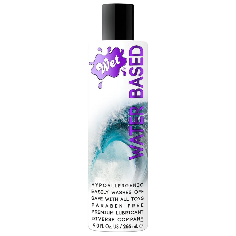 Wet Original Gel Water-Based Lubricant 9 oz 266 ml Bottle