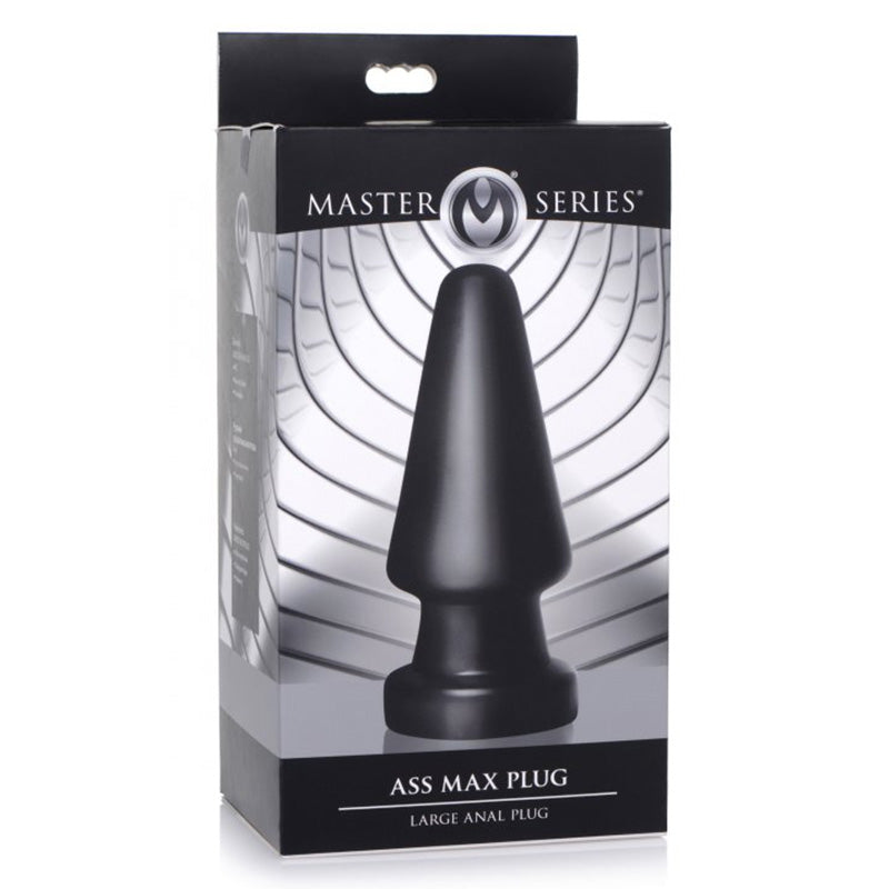 Black Ass Max Plug product packaging with Master Series branding on a white background