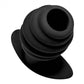 Master Series Hive Ass Tunnel Silicone Ribbed Hollow Anal Plug - Large