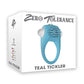 Teal Tickler Vibrating Cock Ring