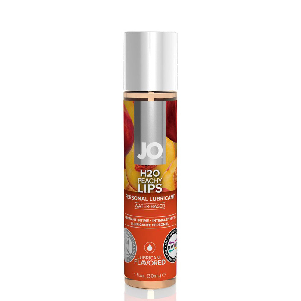 JO H2O Flavored Lubricant 1 oz 30 ml Peachy Lips