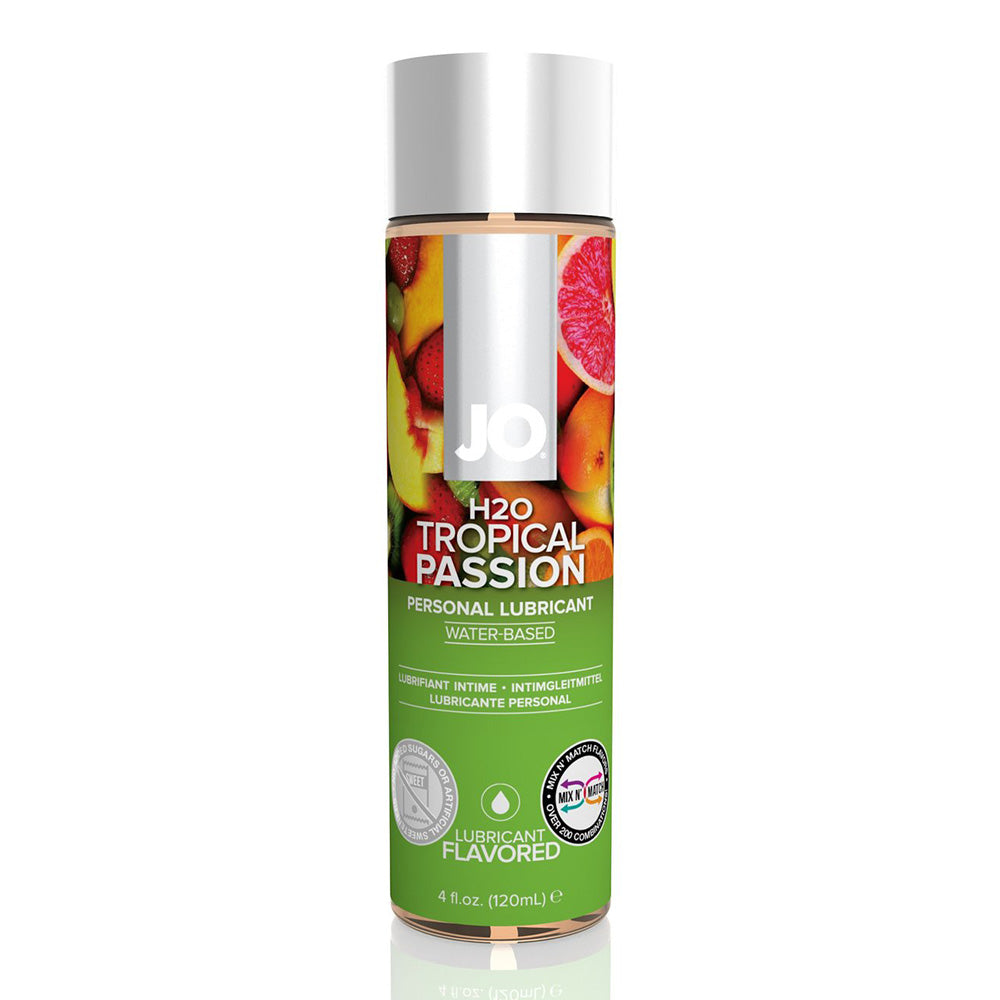 JO H2O Flavored Lubricant 4 oz 120 ml Tropical Passion