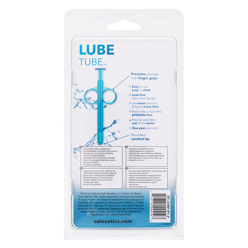 CalExotics SE-2380-01-2 Lube Tube Lubricant Applicators Blue Package Back