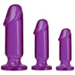 Doc Johnson 0283-22-CD Crystal Jellies Anal Starter Kit Purple