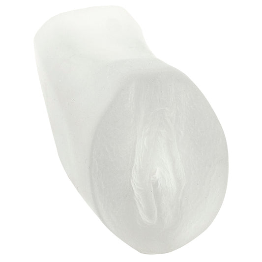 Doc Johnson 0683-01-BX Palm Pal Frosted ULTRASKYN Masturbator - Pussy