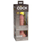 King Cock Elite 6 Inch Silicone Dual Density Cock - Light Package Front