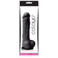Colours Pleasures 5 Inch Silicone Dildo - Black