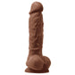 Colours Pleasures 5 Inch Realistic Vibrating Dildo - Brown