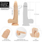 Naked Addiction The Freak Rotating & Thrusting Vibrating Dong - Vanilla