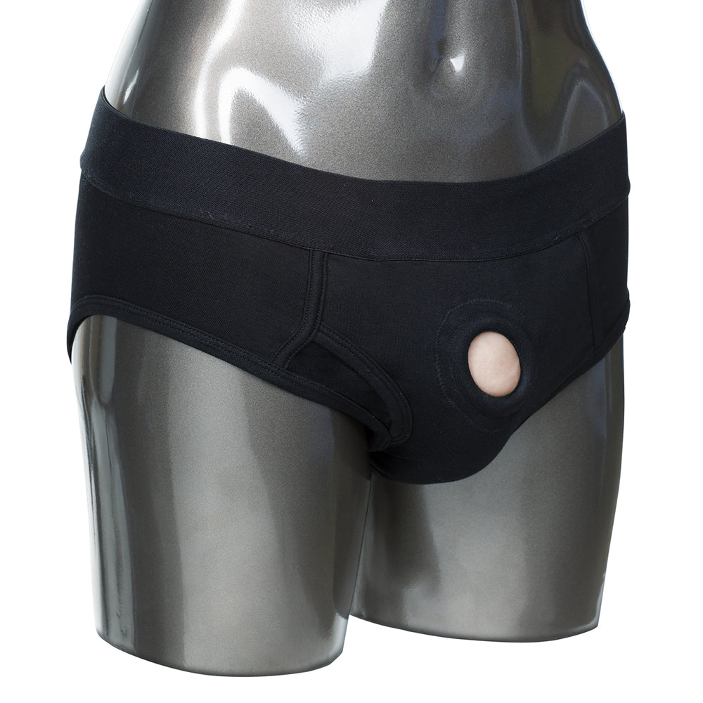 CalExotics SE-1575-15-3 Packer Gear Black Brief Strap-On Harness Large/Extra Large