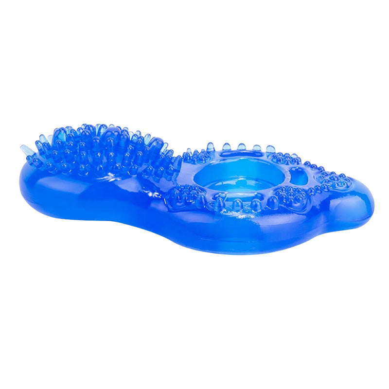 Screaming O O-Joy Textured Cock Ring - Blue