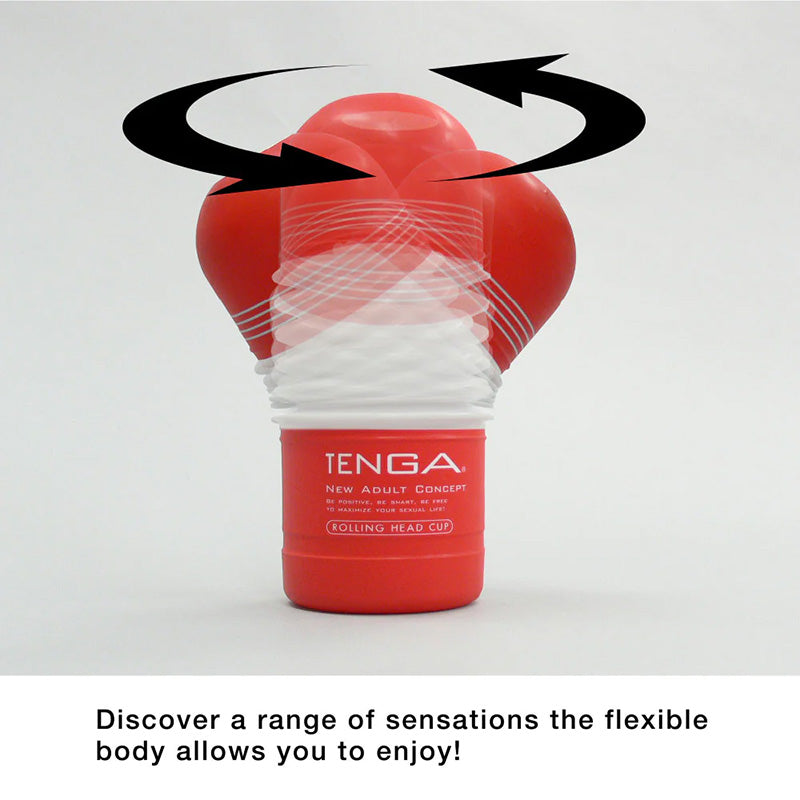 Tenga Rolling Head Cup Disposable Masturbator Features